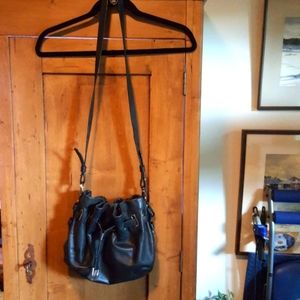 Cole Haaan leather bucket bag